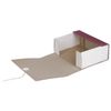 The box is archival (240х330 mm), 120 mm, 2 ties, fire alarms, 1000 sheets, wine, STAFF