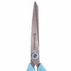 Scissors BRAUBERG "Extra", 190 mm, asymmetric, ribbed rubber inserts, turquoise-purple
