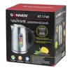 KETTLE SONNEN KT-1740, 1.7 litres, 2200 w, closed heating element, thermoregulator, stainless steel