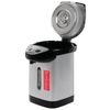 Scarlett SC-ET10D50 thermopot, 3.3 litres, 750 W, 1 temperature, 3 water supply, steel, black/silver