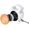 Vacuum cleaner manual KITFORT KT-526-3, power input power 400 watts, cyclonic filter 0,8 l, orange