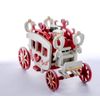 Brinquedo para árvore de Natal "Carro coberto" 3020 Papai Noel com Coração Vermelho