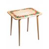Золотая Хохлома / Wooden table with cold painting, 3 height category