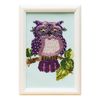 A set of creative mosaic of sequins "Sovushka" size 19*27 cm