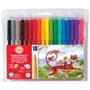 Pens KOH-I-NOOR, 18 colors, washable, triangular, plastic packaging, Euro slot