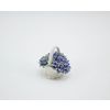 Дельта-Х / Souvenir "Basket with flowers" var.5 (micro basket) with a handle, parian