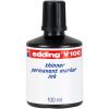 EDDING / Edding / Ink thinner, brighten and remove dried stains, 100 ml for T25, T100, T1000 100 ml