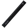 Line plastic, 20 cm, BRAUBERG, opaque, black