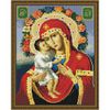 Опт-картина / Diamantmosaik 40x50, runde Strasssteine Zhirovitsky Ikone der Gottesmutter