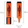 Highlighter FISMA, ORANGE, line 1-5 mm