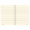 BRAUBERG / Notebook 48 y. in a line smooth leatherette cover, stitching, A5 (147x210mm), BROWN, VIVA / 10 pcs.
