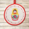 Potholder "Matryoshka Semenovskaya"