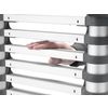 Stepladder telescope. aluminum T80 FlexLine 380, 13 steps, Hailo