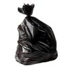 ЛЮБАША / Garbage bags 60 l, black on a roll 20 pcs., HDPE, 5 microns, 57x65 cm (± 5%), economy