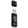 SMARTBUY / Flash Drive 8 GB, Glossy, USB 2.0, black