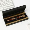 ArtFox / Metal handle with coat of arms, color red