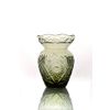 Гусевской Хрустальный завод / Crystal vase for flowers "Poppies" olive