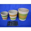 Wicker baskets with lid, different colors