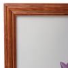 Frame premium 70x100 cm, wood, baguette 26 mm, "Linda", walnut