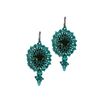 Barbara Lace Earrings Green, Madame Cruje