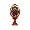 Волховская роспись / Volkhov painting / Easter egg on the stand "Volkhov rose tree No. 5"