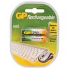 GP / Batteries rechargeable AAA Ni-Mh, 750 mAh, set of 2 pcs. in blister