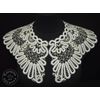 Елецкие кружева / Yelets lace / Lace collar, white with gold