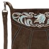 Торжокские золотошвеи / Suede bag "Vilora"