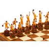 GamesDealer / 国际象棋“篮球”50 * 50 染色橡木