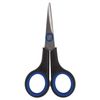 Scissors for hobby and craft TREASURE ISLAND 120 mm, 3-sided sharpening, black and blue
