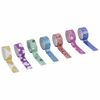 ОСТРОВ СОКРОВИЩ / Polymeric adhesive tapes for decoration with glitter "PATTERNS", 15 mm х 3 m, 7 colors