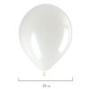 ЗОЛОТАЯ СКАЗКА / Balloons 10 "(25 cm), SET of 50 pieces, white, package
