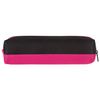 Pencil case-cosmetic bag BRAUBERG, soft, "Black&Bright", black-pink, 21х5х5 cm