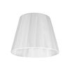 ПЕТРАСВЕТ / PETRASVET / White fabric lampshade on a clothespin under an E14 light bulb