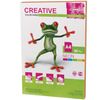 CREATIVE / Kağıt Rengi А4, 80 g / m2, 50 yaprak, (5 renk) renkli neon