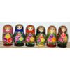 Лаврово / Matryoshka 5 places Floral with acrylic - Souvenir