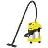 Vacuum cleaner KARCHER WD 3 P Premium, 1000W power, receptacle, blow moulding, container stainless steel
