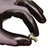 MAPA / Textile gloves Ultrane 553, nitrile coating (doused), size 8 (M), black