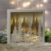Kaemingk / New Year's lamp Olenya Edge 25 * 25 cm battery operated, 12 LED lamps