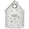 ZABIAKA / House made of cardboard "New Year's House"