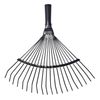 Rake wire fan, 20 teeth, width 39 cm, wooden handle 120 cm