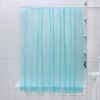 Доляна / Doliana / Curtain for the bathroom "Squares" 3D, 180 × 180 cm, EVA, color sea wave