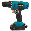 Drill screwdriver battery, 18 B, Li-Ion, 1350 rpm, 2 batteries, BORT BAB-18Ux2Li-FDK