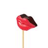 The figure of the "Lip stick" of dark chocolate