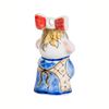 Гжельский Фарфоровый завод / Christmas toy Pig Bow underglaze colored paints, cobalt