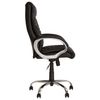 Office chair "Matrix", eco-leather, chrome-plated five-beam, black