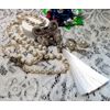 For you / Set of designer jewelry sautoir + earrings