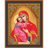 Опт-картина / Mosaïque diamant 27x33 Icône de la Vierge à l'Enfant