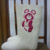 Валенки / Valenki with embroidery "Olympic bear"
