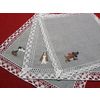 Кружевной Край / Lace Edge / Napkin "Dog" 30x30 cm